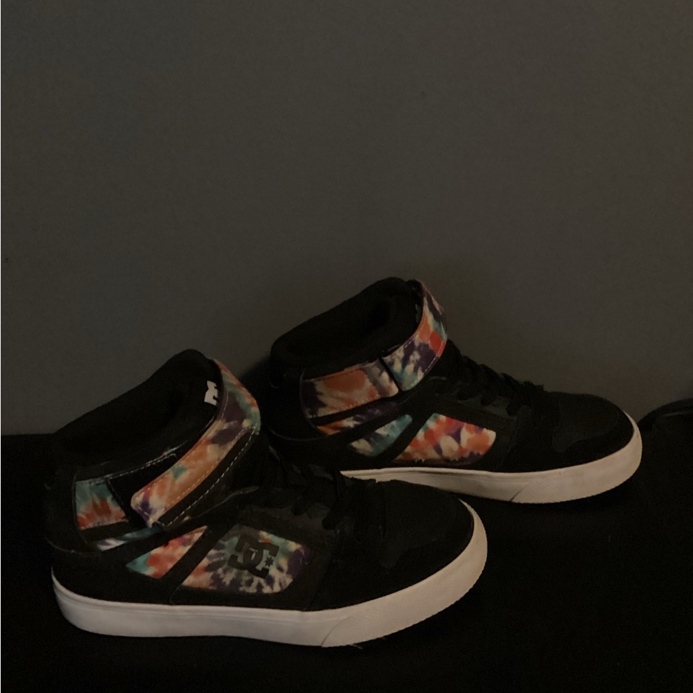 DC Black and White High-Top Sneakers - Picture 3 of 5